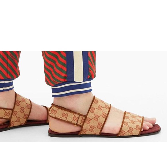 Gucci Men's 574492 Original GG Sandals - Picture 7 of 7